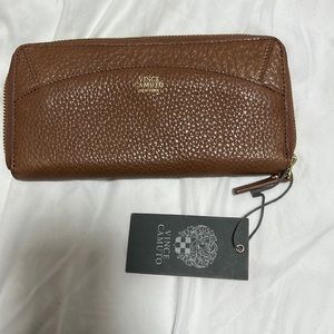 Vince Camuto brown leather wallet